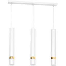 Milagro Joker lampa wisząca 3x8W biało/złota MLP6082