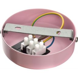 Milagro Malmo lampa wisząca 1x60W różowo/złota MLP6199