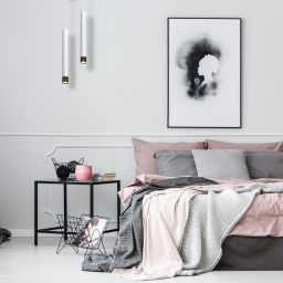 Milagro Dani lampa wisząca 1x8W biało/chrom MLP6227