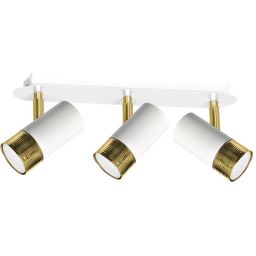 Milagro Dani lampa podsufitowa 3x8 W biała-złota MLP6234