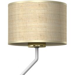 Milagro Marshall kinkiet 1x60W biały/rattan MLP7483