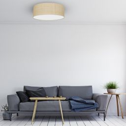 Milagro Marshall plafon 3x60 W beżowy MLP7488