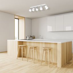 Milagro Dixie White lampa podsufitowa 5x11W biała MLP7598