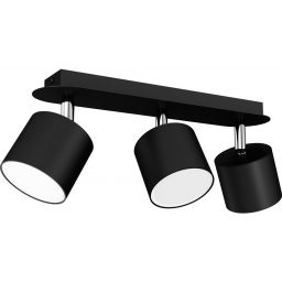 Milagro Dixie lampa podsufitowa 3x20W czarna MLP7601