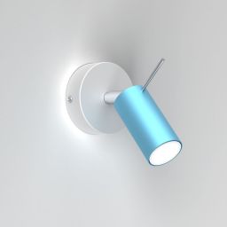 Milagro Preston kinkiet 1x3W niebieski/biały MLP7622