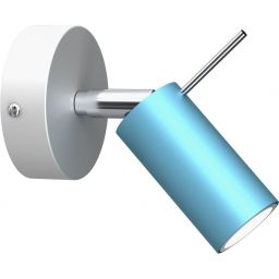 Milagro Preston kinkiet 1x3W niebieski/biały MLP7622