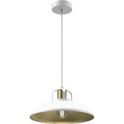 Milagro Felix lampa wisząca 1x60W biały mat/złoty mat MLP7704