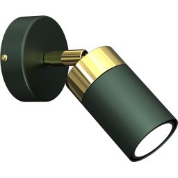 Milagro Joker kinkiet 1x7W zielony/złoty MLP7717