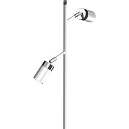 Milagro Joker lampa stojąca 2x40W biała/chrom MLP7752