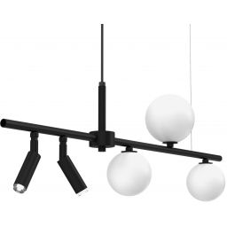 Milagro Reflex lampa wisząca 5x25W czarny/biały MLP8408