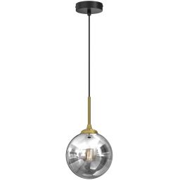 Milagro Reflex lampa wisząca 1x40W czarny/złoty MLP8413