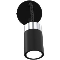 Milagro Joker Flex kinkiet 1x8W czarny/chrom MLP8534