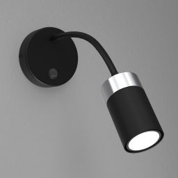 Milagro Joker Flex kinkiet 1x8W czarny/chrom MLP8534