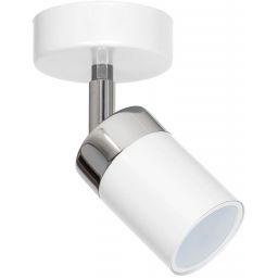 Milagro Joker lampa podsufitowa 1x8W biało/chrom MLP898
