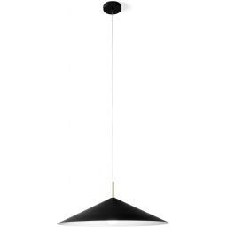 Miloox Samoi lampa wisząca 1x40W czarna/biała 1744.108