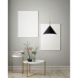 Miloox Samoi lampa wisząca 1x40W czarna/biała 1744.109