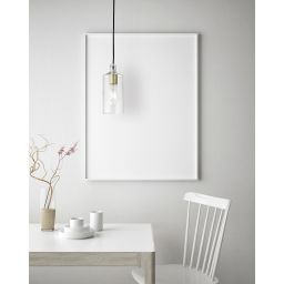 Miloox Ebe lampa wisząca 1x40W czarna/przezroczysta 1744.12