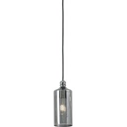 Miloox Ebe lampa wisząca 1x40W czarna/przydymiony 1744.13