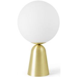 Miloox Lunar lampa stołowa 1x40W złota/biała 1744.152
