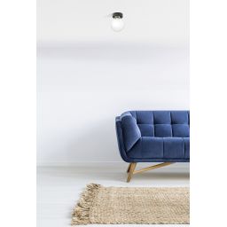 Miloox Cosmo kinkiet 1x40W czarny/przezroczysty 1744.167