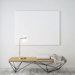 Miloox Fifty lampa stołowa 1x40W złota/biała 1744.16
