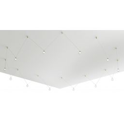 Miloox Aladino lampa wisząca 12x40W złota/przezroczysta 1744.172