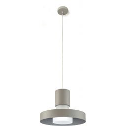 Miloox Babele lampa wisząca 1x40W szara/biała 1744.174