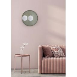 Miloox Pot kinkiet 2x28W biały/szary 1744.181