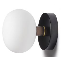 Miloox Mose kinkiet 1x28W czarny/biały 1744.197