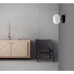 Miloox Mose kinkiet 1x28W czarny/biały 1744.197