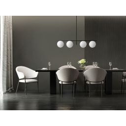 Miloox Jugen Black lampa podsufitowa 4x40W czarna/biała 1744.204