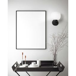 Miloox Bombo kinkiet 1x40W biały/czarny 1744.35