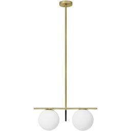 Miloox Jugen lampa podsufitowa 2x40W złota/biała 1744.64