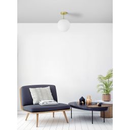 Miloox Jugen lampa podsufitowa 1x40W złota/biała 1744.66