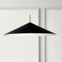 Miloox Samoi lampa wisząca 1x40W czarna/biała 1744.108