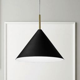 Miloox Samoi lampa wisząca 1x40W czarna/biała 1744.109