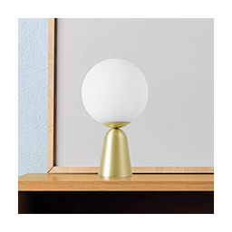 Miloox Lunar lampa stołowa 1x40W złota/biała 1744.151