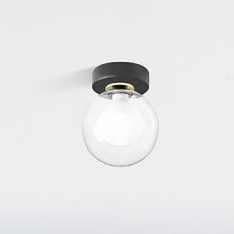 Miloox Cosmo kinkiet 1x40W czarny/przezroczysty 1744.167