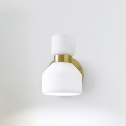 Miloox Fifty kinkiet 1x40W złoty/biały 1744.17