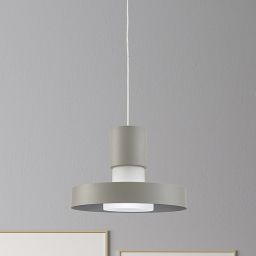 Miloox Babele lampa wisząca 1x40W szara/biała 1744.174