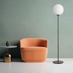 Miloox Jugen Black lampa stojąca 1x60W czarna/biała 1744.198