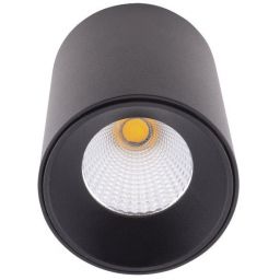 MaxLight Chip lampa podsufitowa 1x8 W czarna C0163