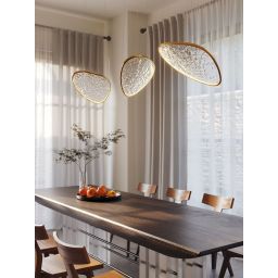 MaxLight lampa wisząca 1x17 W złota P0637D