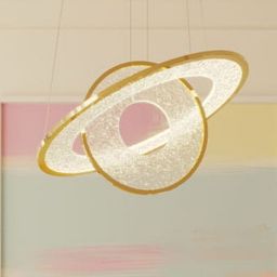 MaxLight Alexia lampa wisząca 1x45 W złota P0638D