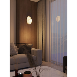 MaxLight Nuvia kinkiet 1x5 W złoty W0397