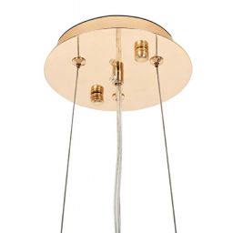 Moosee Riviera lampa wisząca 7x20 W złota 5900168832954