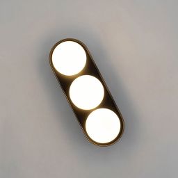 Moosee Drops kinkiet 3x5W czarny/biały MSE010100272