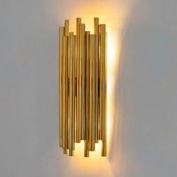 Moosee Tubo kinkiet 2x40 W złoty MSE010400200