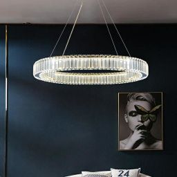 Moosee Liberty lampa wisząca 1x36 W przezroczysta-złota MSE020100173