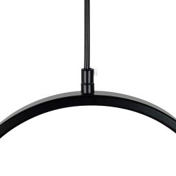 Moosee Spinner lampa wisząca 1x19 W czarna-mleczna MSE010100315